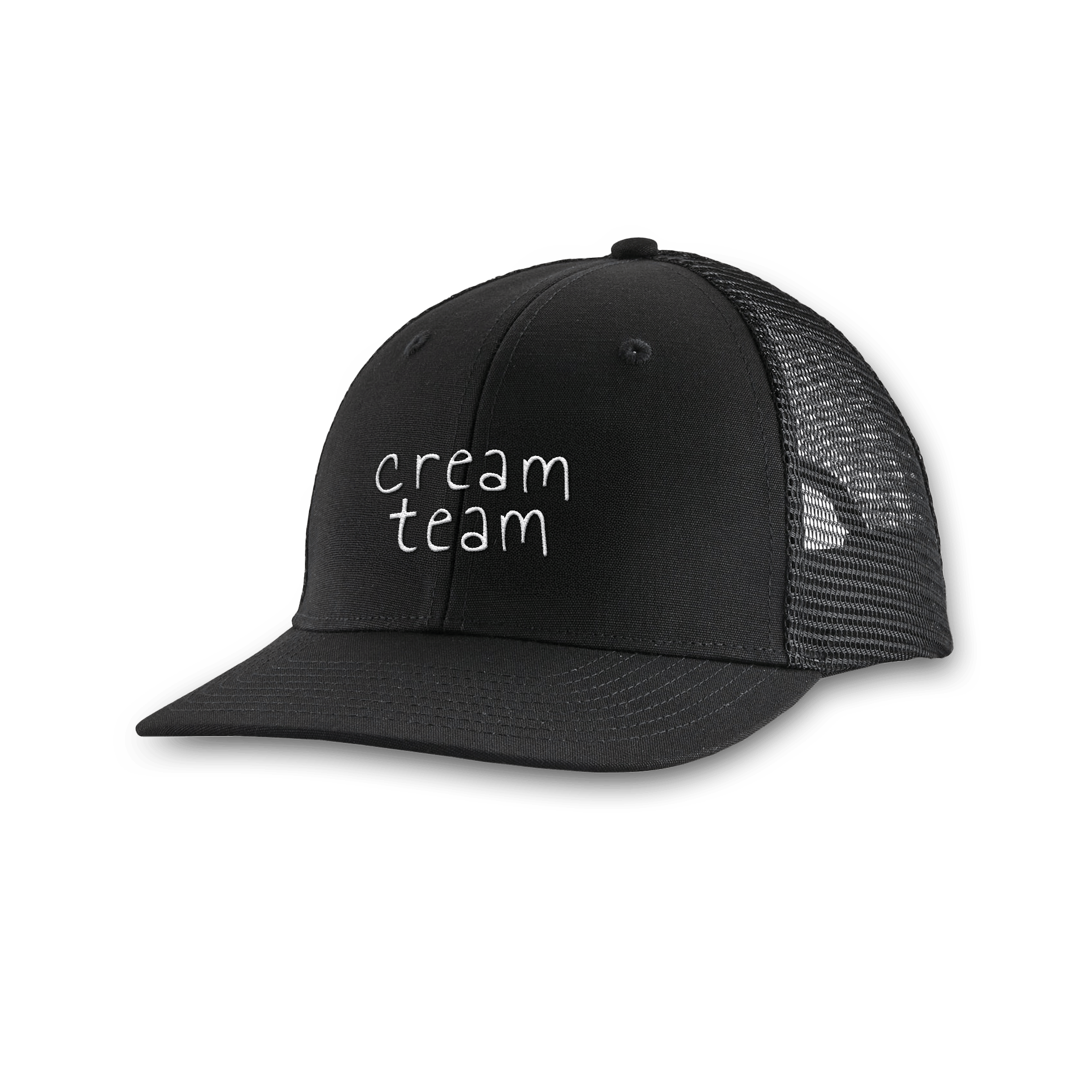 cream team trucker